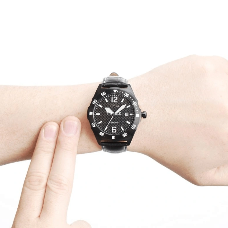FIYTA,Extreme 45mm,45mm,Stainless Steel,Black,Automatic,Day,Sapphire,Crystal Glass,GA8378,GA8378.BBB