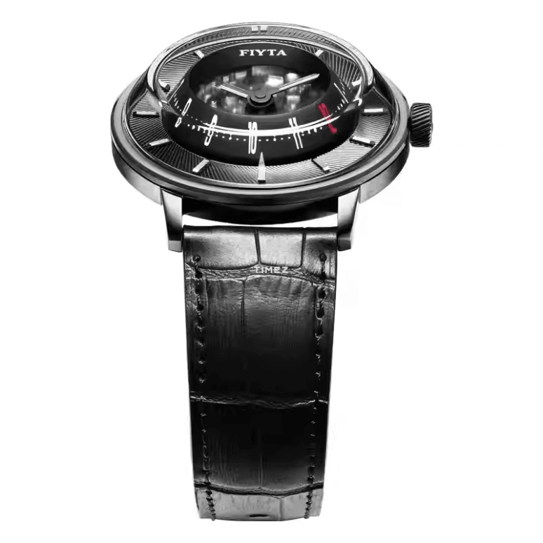 FIYTA,Master 38mm,38mm,Stainless Steel,Black,Automatic,Sapphire,Crystal Glass,Round,LITI