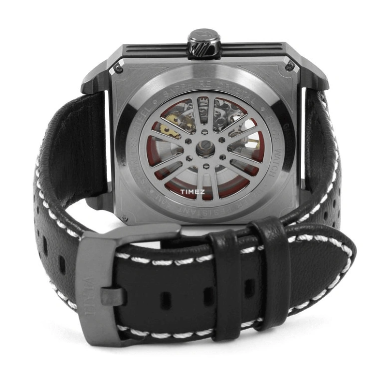 FIYTA,Extreme 40mm,40mm,Stainless Steel,Titanium,Black,Automatic,Sapphire,Square,GA866001,GA866001.HBB