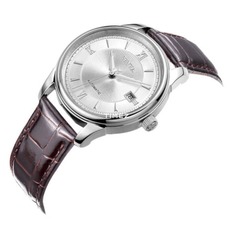 FIYTA,Classic 38mm,38mm,Stainless Steel,Silver,Automatic,Day,Sapphire,Glass,DGA0032,DGA0032.WWR