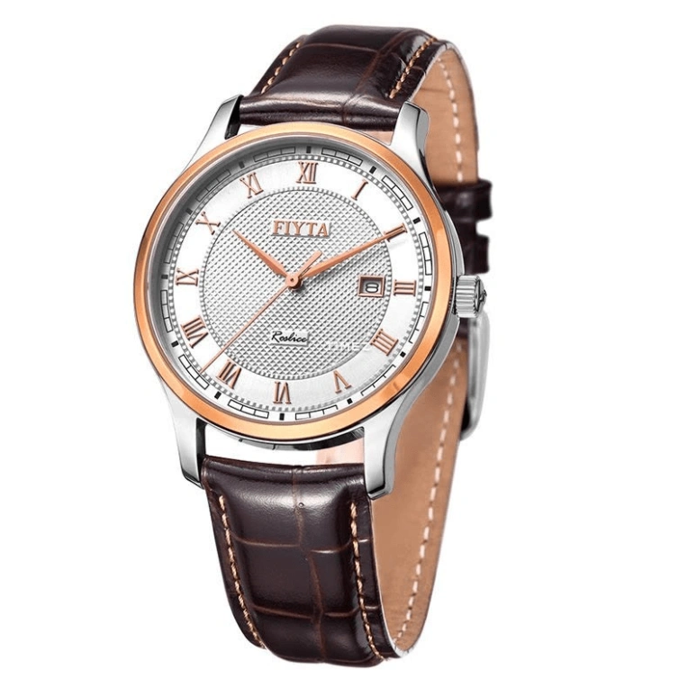 FIYTA,Joyart 39mm,39mm,Stainless Steel,White,Quartz,Day,Sapphire,Crystal Glass,G260,G260.TWR