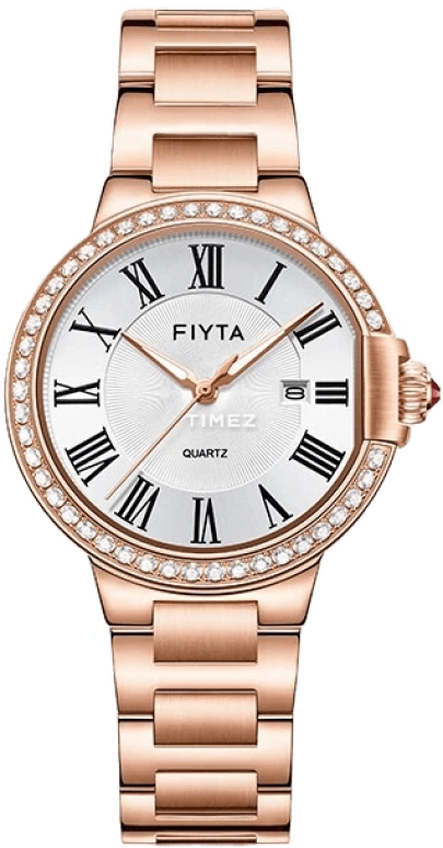 FIYTA,Kanon 32mm,32mm,Stainless Steel,White,Quartz,Day,Sapphire,L803001,L803001.PWPD