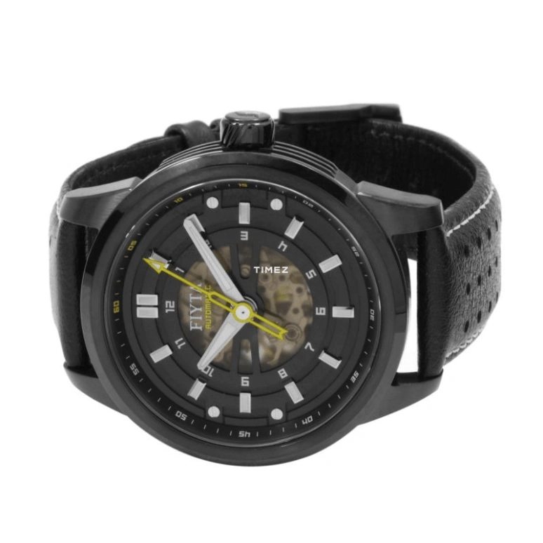 FIYTA,Extreme 0mm,0mm,Stainless Steel,Black,Automatic,Sapphire,Crystal Glass,Round,WGA8452,WGA8452.BBB