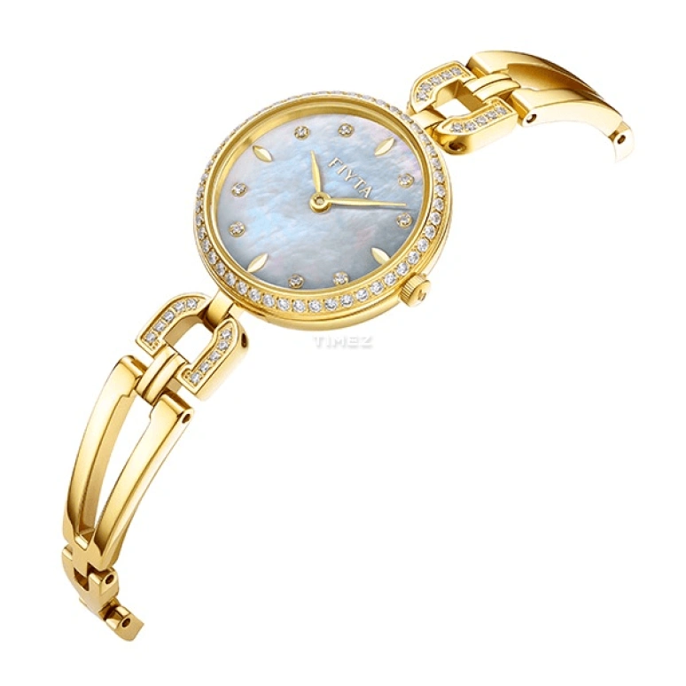 FIYTA,Exquisite 24mm,24mm,Stainless Steel,White,Quartz,Sapphire,Crystal Glass,Round,L864007,L864007.GWGD