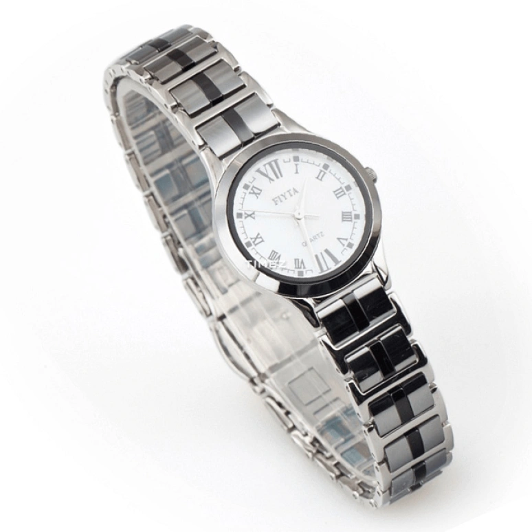 FIYTA,Classic 23.50mm,23.50mm,Stainless Steel,White,Quartz,Sapphire,Crystal Glass,Round,L968,L968.WWW