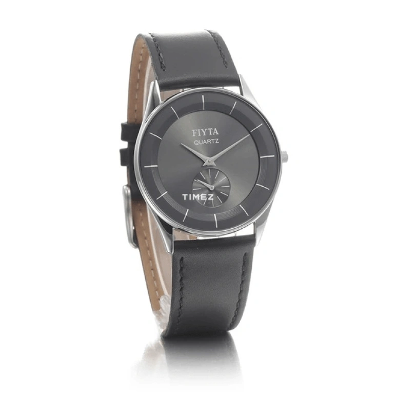 FIYTA,Joyart 36mm,36mm,Stainless Steel,Gunmetal,Quartz,Sapphire,Glass,Round,G286,G286.WBB