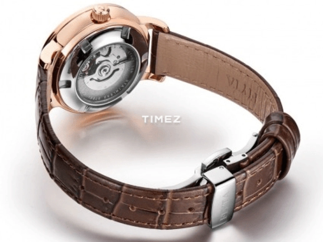 FIYTA,Floriography 30mm,30mm,Stainless Steel,Rose Gold,White,Automatic,Day,Sapphire,DLA802002,DLA802002.PWRD
