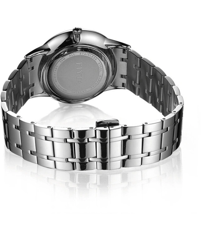 FIYTA,Joyart 38mm,38mm,Stainless Steel,Black,Quartz,Day,Round,G800012,G800012.WBW