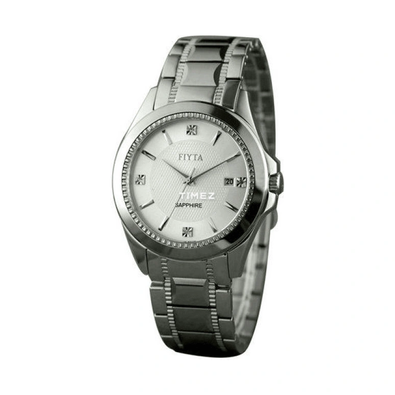 FIYTA,Classic 42mm,42mm,Stainless Steel,White,Automatic,Day,Sapphire,Crystal Glass,GJ056,GJ056.WWW
