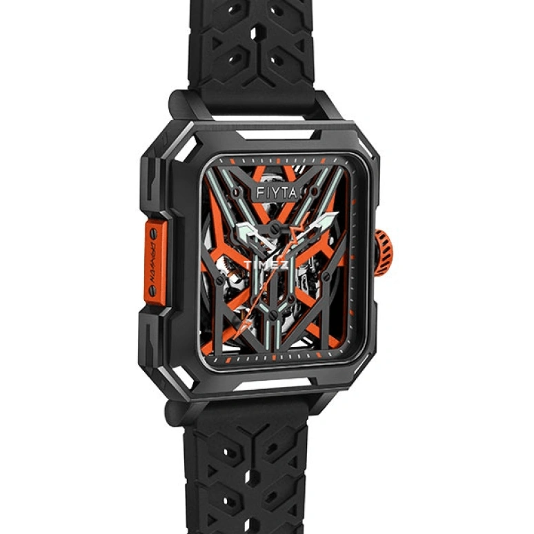 FIYTA,Three-Body 42mm,42mm,Stainless Steel,Black,Skeleton,Automatic,Sapphire,Other,DGA35000,DGA35000.BQB