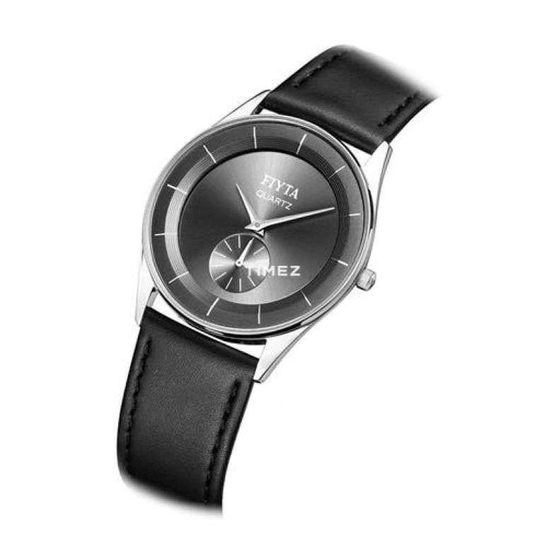 FIYTA,Joyart 30x25mm,30x25mm,Stainless Steel,Grey,Quartz,Sapphire,Glass,Round,L286,L286.WBB