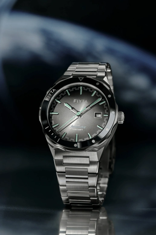 FIYTA,Aeronuatics 42mm,42mm,Stainless Steel,Black,Automatic,Day,Sapphire,GA880112,GA880112.WBW