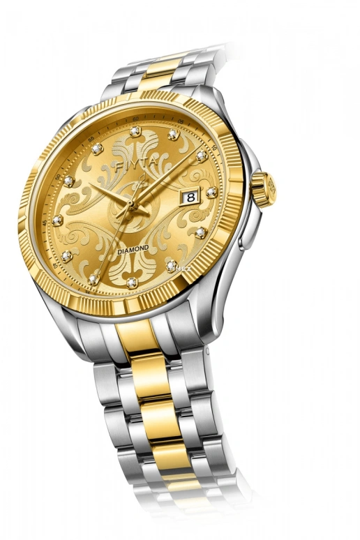 FIYTA,Pray 42mm,42mm,Stainless Steel,Gold,Automatic,Day,Sapphire,GA888001,GA888001.TGT