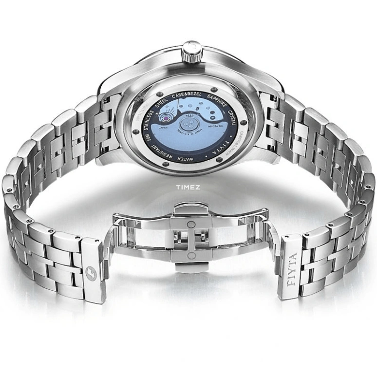 FIYTA,Yachtsman 41mm,41mm,Stainless Steel,Silver,Grey,Automatic,Day,Round,GA867001,GA867001.WWW
