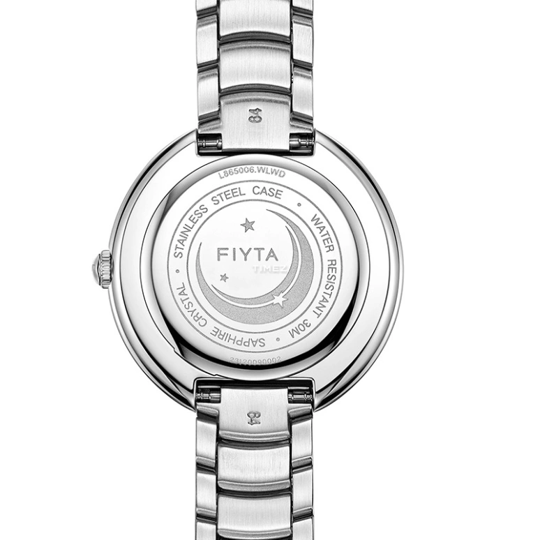 FIYTA,Allure 31mm,31mm,Stainless Steel,Blue,Quartz,Day,Sapphire,Crystal Glass,L865006,L865006.WLWD