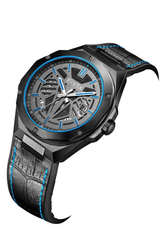 FIYTA,Extreme 44.50mm,44.50mm,Stainless Steel,Black,Automatic,Day,Sapphire,Crystal Glass,GA866015,GA866015.BBB