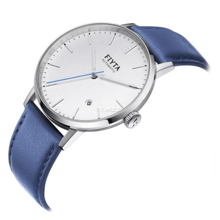 FIYTA,Classic 41mm,41mm,Stainless Steel,White,Automatic,Day,Sapphire,Crystal Glass,GA802057,GA802057.WWL