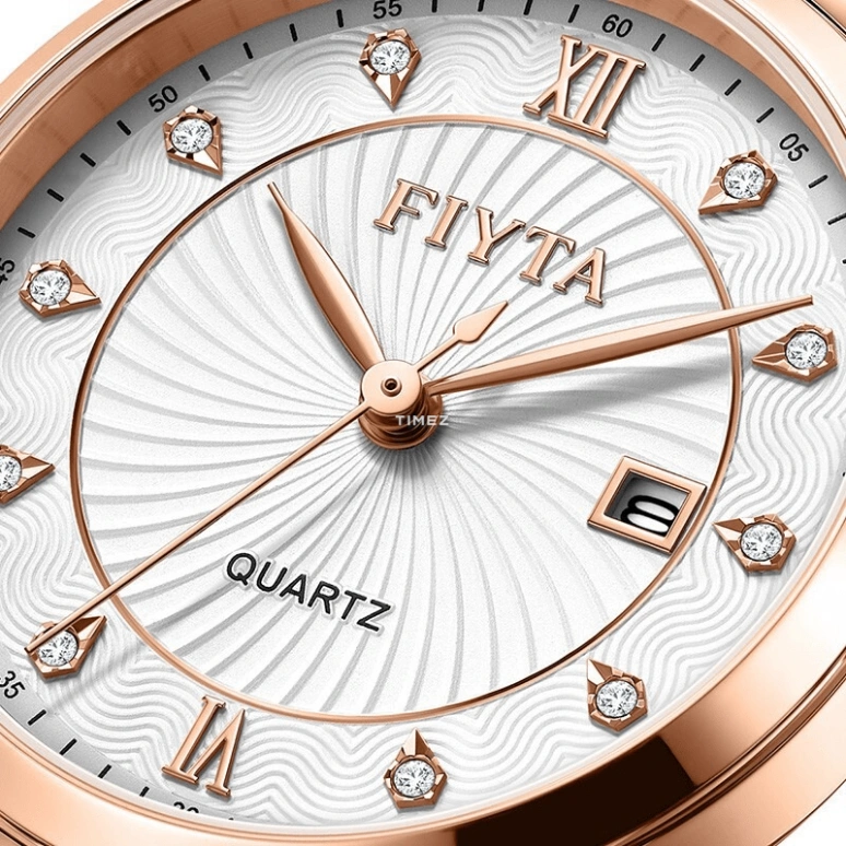 FIYTA,Classic 29mm,29mm,Stainless Steel,Silver White,Quartz,Day,Sapphire,L802030,L802030.PWP