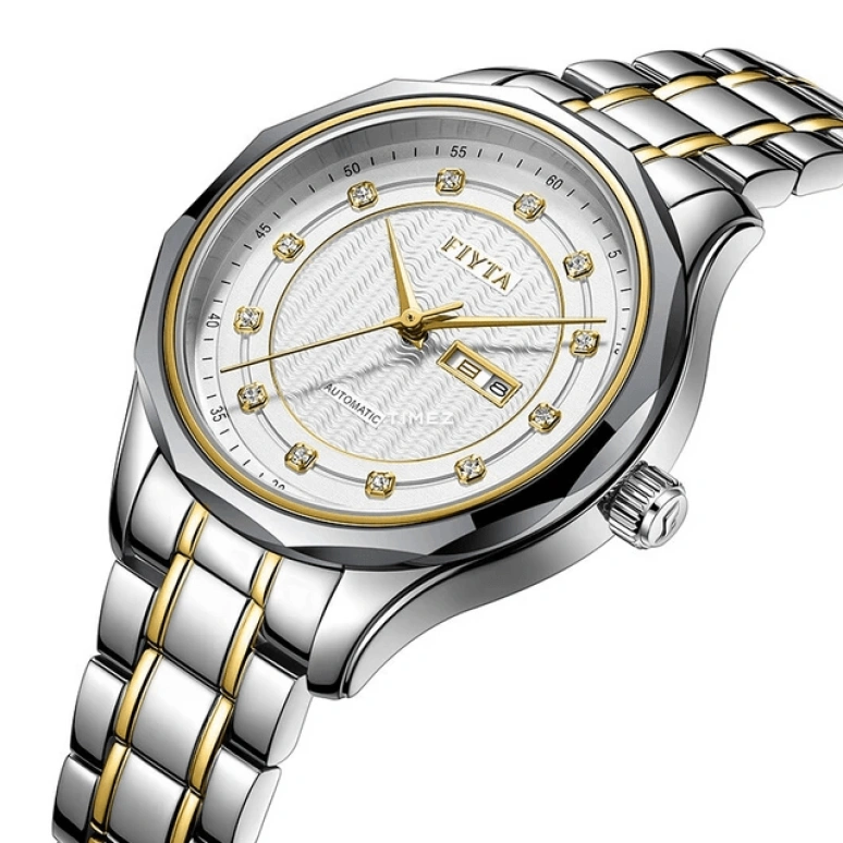 FIYTA,Other 35.60mm,35.60mm,Stainless Steel,Silver,Automatic,Date,Day,LA806003,LA806003.TWT