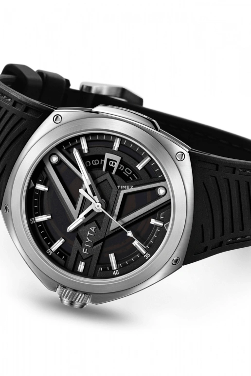 FIYTA,Mach 45mm,45mm,Stainless Steel,Black,Automatic,Day,Sapphire,GA881012,GA881012.WBB