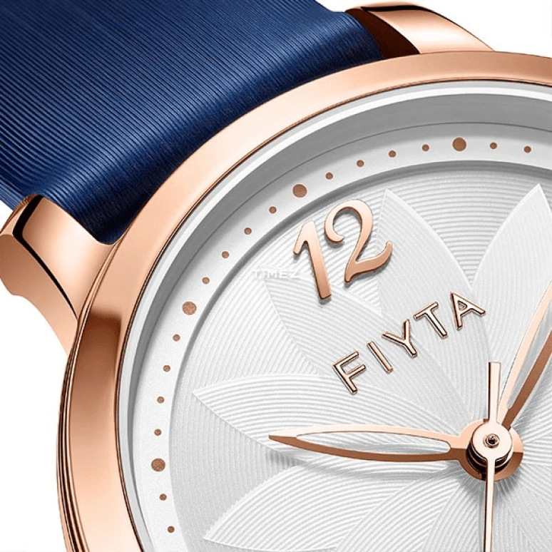 FIYTA,Floriography 31mm,31mm,Stainless Steel,White,Automatic,Day,Sapphire,LA805006,LA805006.PWL