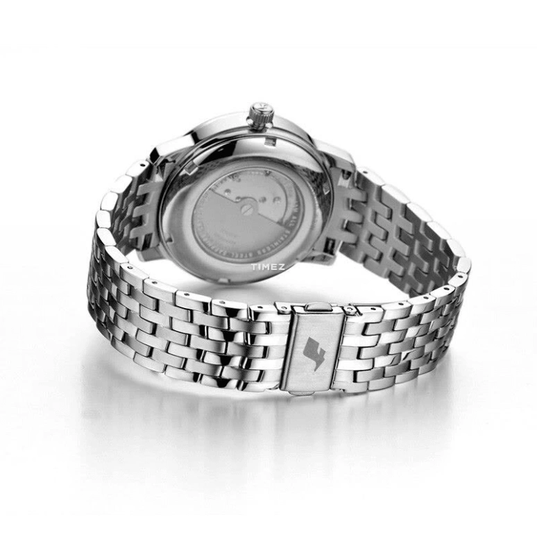 FIYTA,Classic 38.50mm,38.50mm,Stainless Steel,Black,Automatic,Day,Sapphire,Crystal Glass,TGA070,TGA070.WBW