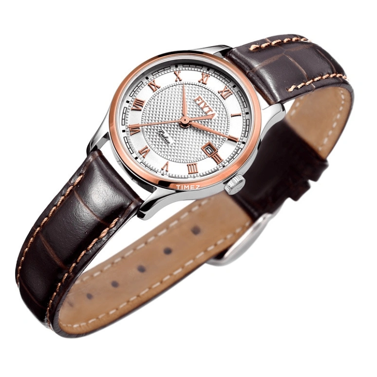 FIYTA,Joyart 28mm,28mm,Stainless Steel,Cream,Quartz,Day,Sapphire,Crystal Glass,L260,L260.TWR