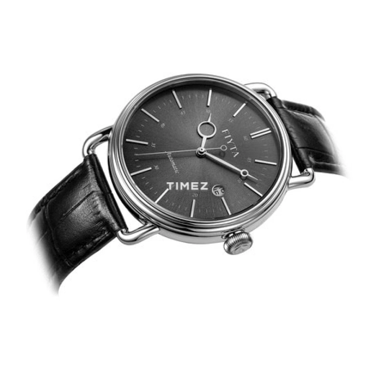 FIYTA,Classic 43mm,43mm,Stainless Steel,Grey,Automatic,Day,Sapphire,Crystal Glass,GA802002,GA802002.WHB