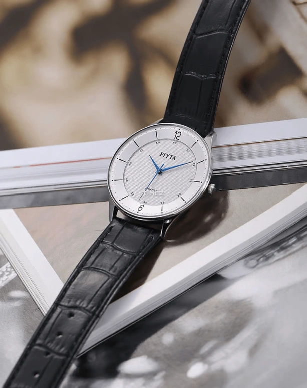 FIYTA,Joyart 39mm,39mm,Stainless Steel,Silver,Quartz,Sapphire,Glass,Round,G800003,G800003.WWB