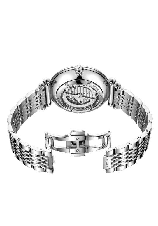 FIYTA,IN 41.50mm,41.50mm,Stainless Steel,Silver,Automatic,Day,Sapphire,GA850012,GA850012.WWW