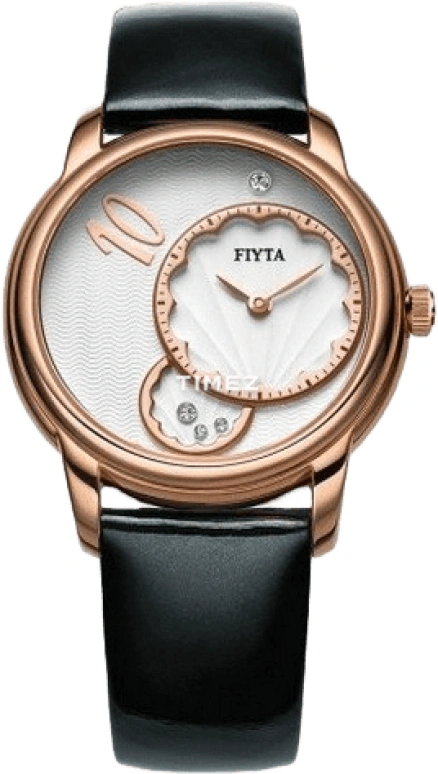 FIYTA,Allure 35mm,35mm,Stainless Steel,Silver White,Quartz,Round,Rose Gold,L1560,L1560.B.002