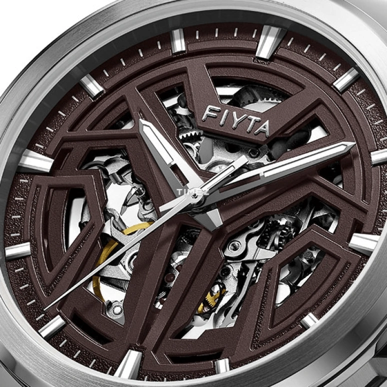 FIYTA,Three-Body 42mm,42mm,Stainless Steel,Brown,Automatic,Sapphire,Round,GA35008,GA35008.WKK
