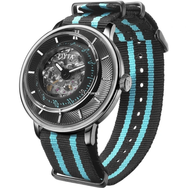 FIYTA,Extreme 45mm,45mm,Stainless Steel,Steel Black,Automatic,Sapphire,Crystal Glass,Round,WGA868003,WGA868003.BBB