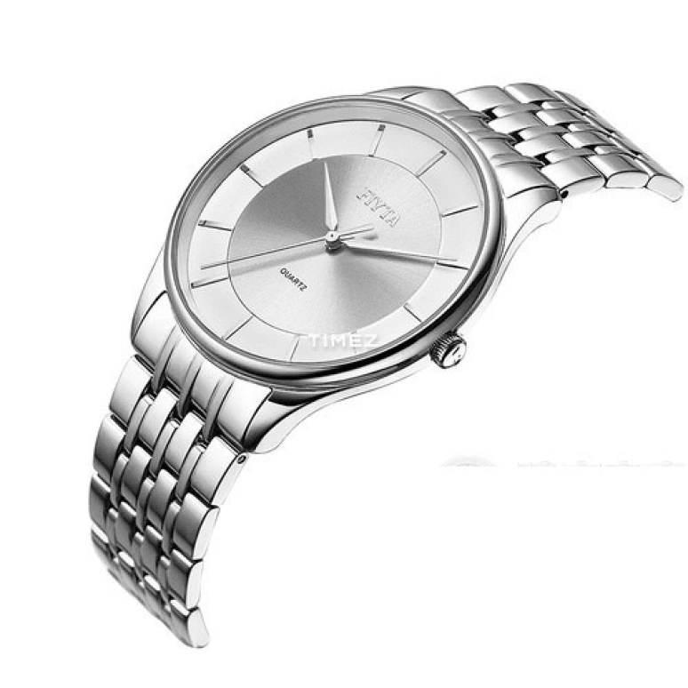 FIYTA,Joyart 39mm,39mm,Stainless Steel,Silver,Quartz,Sapphire,Glass,Round,G296,G296.WWW