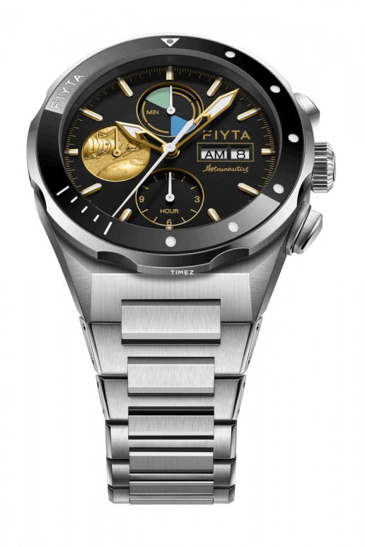 FIYTA,Aeronuatics 44mm,44mm,Titanium,Black,Automatic,Chronograph,Date,Day,GA880013,GA880013.WBW