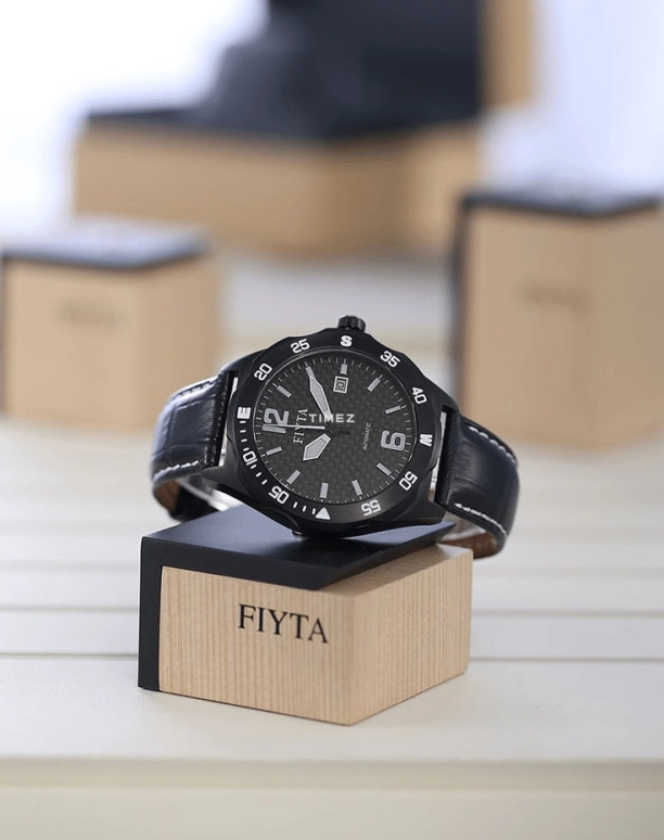 FIYTA,Extreme 45mm,45mm,Stainless Steel,Black,Automatic,Day,Sapphire,Crystal Glass,GA8378,GA8378.BBB