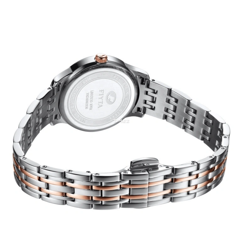 FIYTA,Classic 29mm,29mm,Stainless Steel,Silver,Grey,Quartz,Day,Sapphire,L802030,L802030.MWM