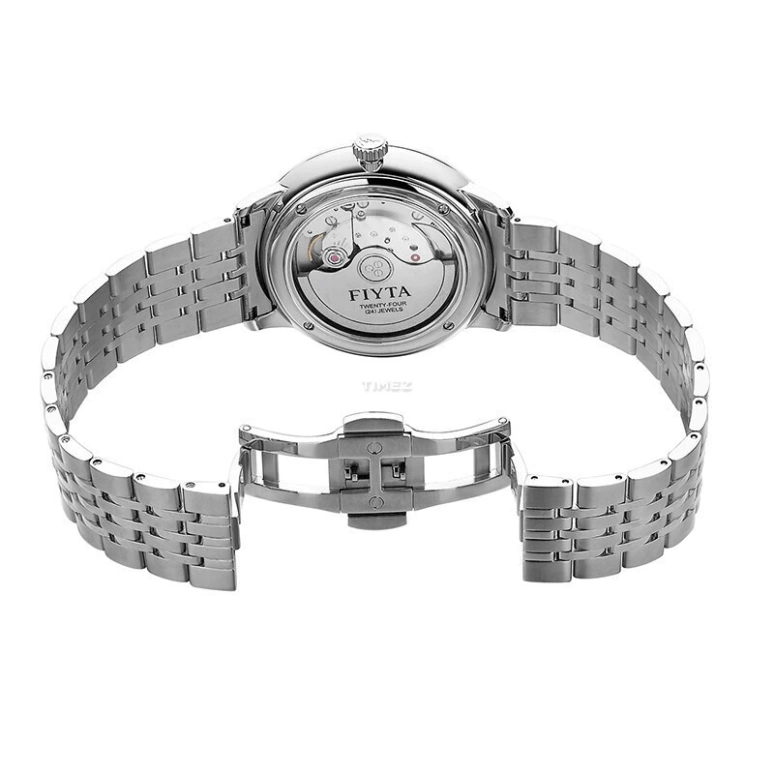 FIYTA,Line 39.80mm,39.80mm,Stainless Steel,Blue,Automatic,Day,Sapphire,GA801001,GA801001.WLW
