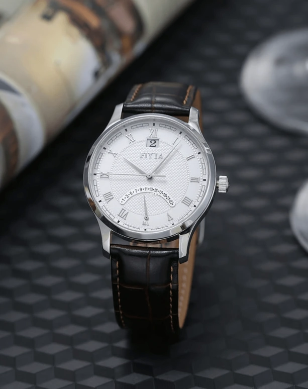 FIYTA,Joyart 39mm,39mm,Stainless Steel,White,Quartz,Day,Dule Time,Retrograde,G270,G270.WWR