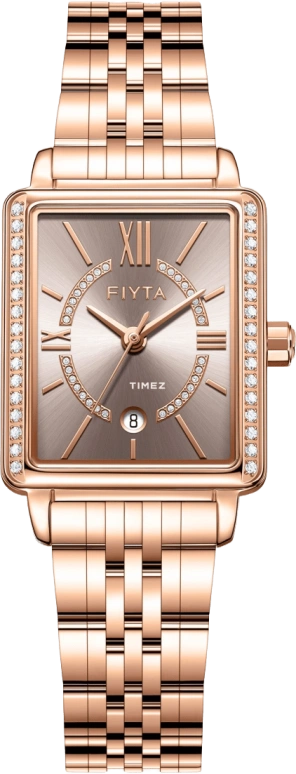 FIYTA,Allure 22.70mm,22.70mm,Stainless Steel,Grey,Quartz,Day,Sapphire,Crystal Glass,L865010,L865010.PHPD