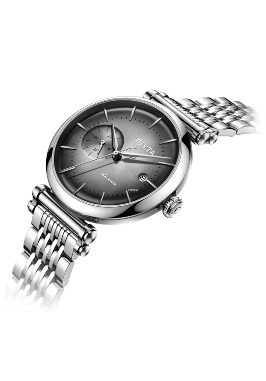 FIYTA,IN 41.50mm,41.50mm,Stainless Steel,Grey,Automatic,Day,Sapphire,GA850012,GA850012.WHW