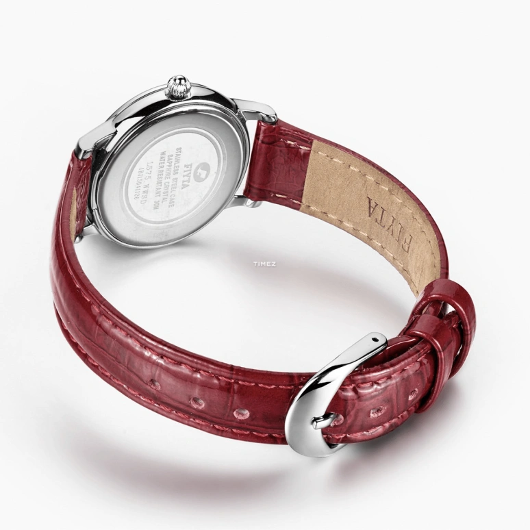 FIYTA,Allure 32.50mm,32.50mm,Stainless Steel,Silver,Grey,Quartz,Sapphire,Crystal Glass,Round,L575,L575.WWSD
