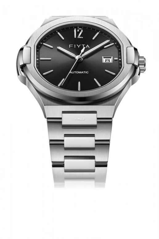 FIYTA,Aeronuatics 40mm,40mm,Stainless Steel,Grey,Automatic,Day,Sapphire,GA856000,GA856000.WHW