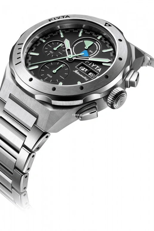 FIYTA,Aeronuatics 44mm,44mm,Titanium,Black,Automatic,Chronograph,Date,Day,GA880012,GA880012.WBW