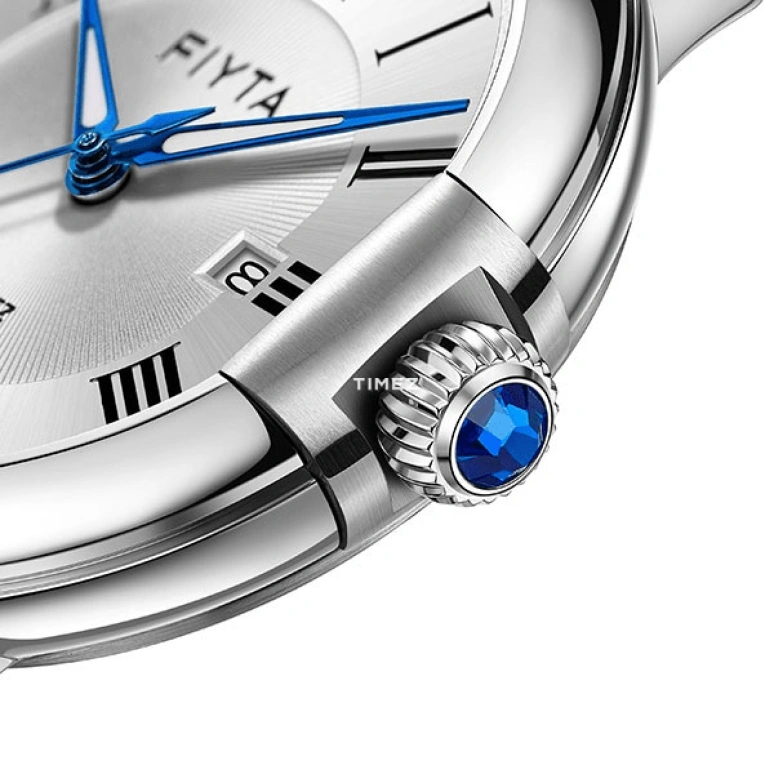 FIYTA,Kanon 32mm,32mm,Stainless Steel,Silver White,Quartz,Day,Sapphire,L803001,L803001.WWW