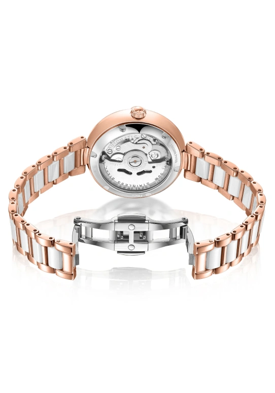 FIYTA,Allure 34.50mm,34.50mm,Stainless Steel,Green,Automatic,Sapphire,Crystal Glass,Round,LA865009,LA865009.PNSD