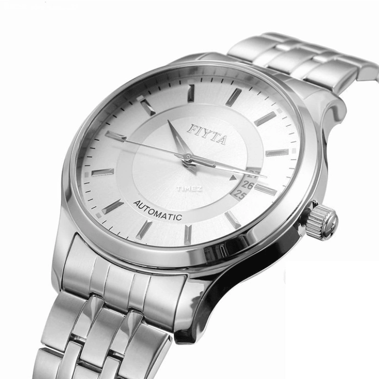 FIYTA,Joyart 40mm,40mm,Stainless Steel,Silver,Automatic,Day,Sapphire,Glass,GA8426,GA8426.WWW