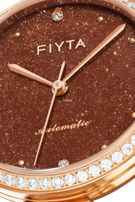 FIYTA,Heartouching 32mm,32mm,Stainless Steel,Brown,Automatic,Sapphire,Round,LA869011,LA869011.PKPH
