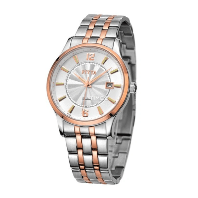 FIYTA,Joyart 39mm,39mm,Stainless Steel,White,Quartz,Day,Sapphire,Crystal Glass,G232,G232.TWT