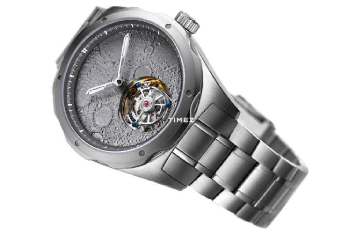 FIYTA,Aeronuatics 44mm,44mm,Titanium,Silver,Handwound,Tourbillon,Sapphire,GA8600,GA8600.WHW